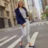 Women's Slender High Rise Corduroy Skinny Pants, alternative image
