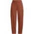 Women's Petite Chino High Rise Barrel Leg Utility Ankle Pants, Front