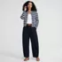 Women's Chino High Rise Barrel Leg Utility Ankle Pants, alternative image