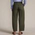 Women's Chino High Rise Barrel Leg Utility Ankle Pants, Back