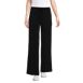 Women's Cupro Knit Mid Rise Wide Leg Pants, Front