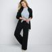 Women's Cupro Knit Mid Rise Wide Leg Pants, alternative image