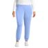 Women's Plus Size Cupro Knit Mid Rise Jogger Pants, Front