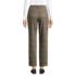 Women's High Rise Brushed Flannel Tapered Ankle Pants, Back
