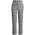 Women's Plus Size High Rise Brushed Flannel Tapered Ankle Pants, Front