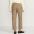 Women's High Rise Brushed Flannel Tapered Ankle Pants, Back