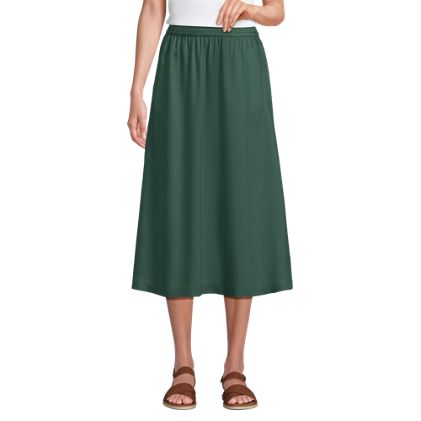 Women's TENCEL™ Fiber Flowy Midi Skirt - image 2