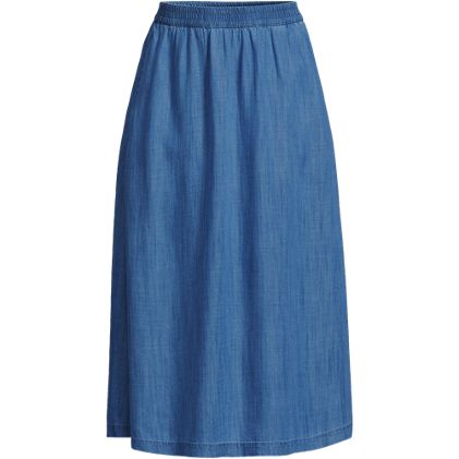 Women's TENCEL™ Fiber Flowy Midi Skirt - image 1