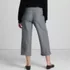 Women's Cable Ottoman High Rise Wide Leg Crop Pants, Back
