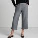 Women's Cable Ottoman High Rise Wide Leg Crop Pants, Front