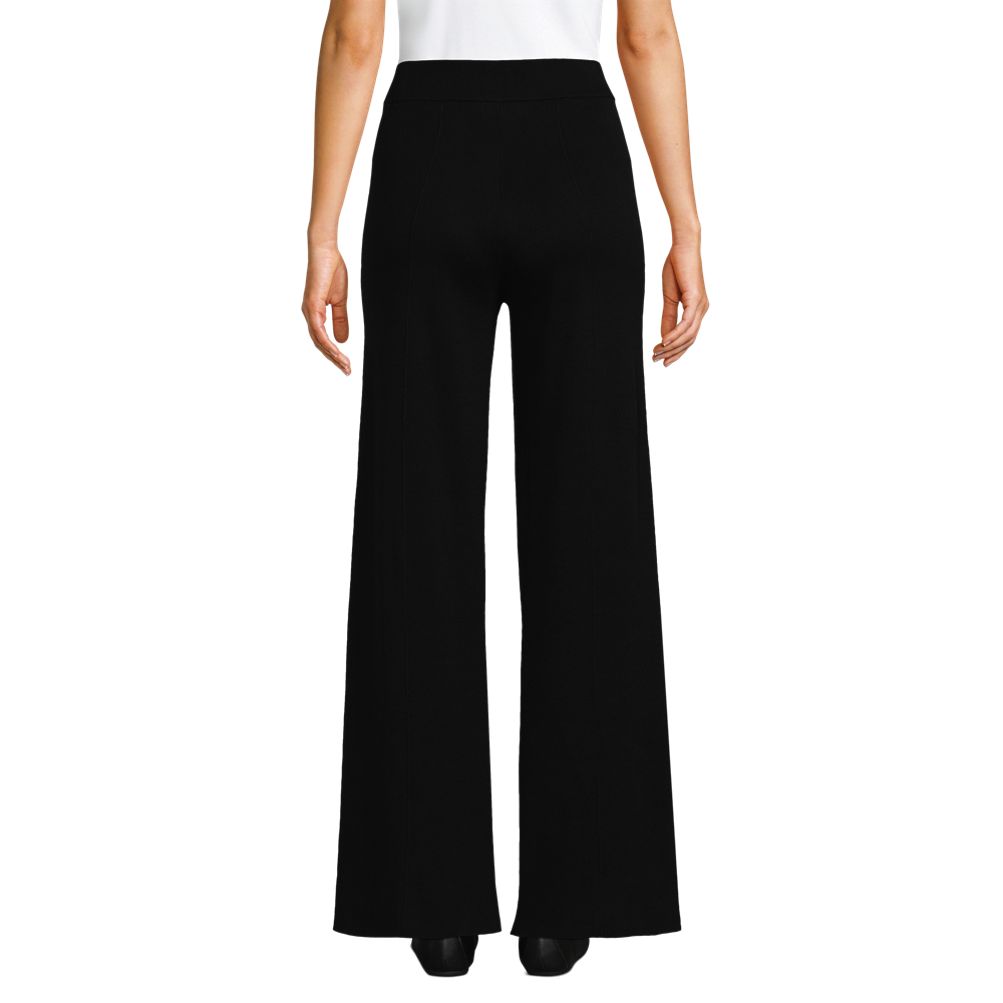 Women's Fine Gauge Cotton Sweater Pants | Lands' End
