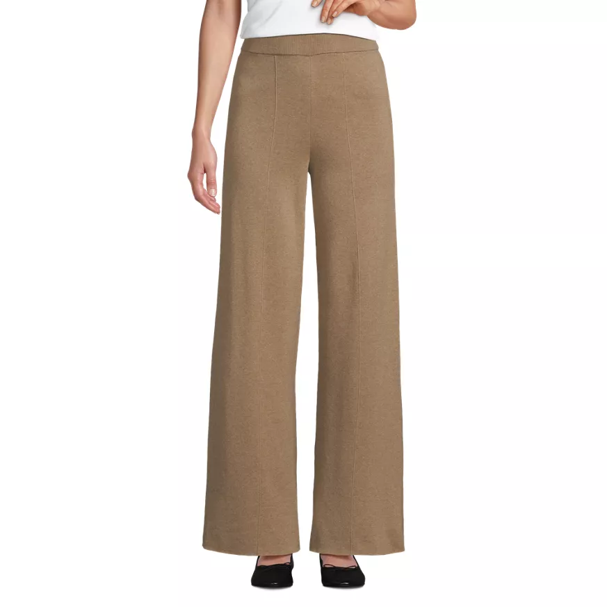Women's Fine Gauge Cotton Sweater Pants