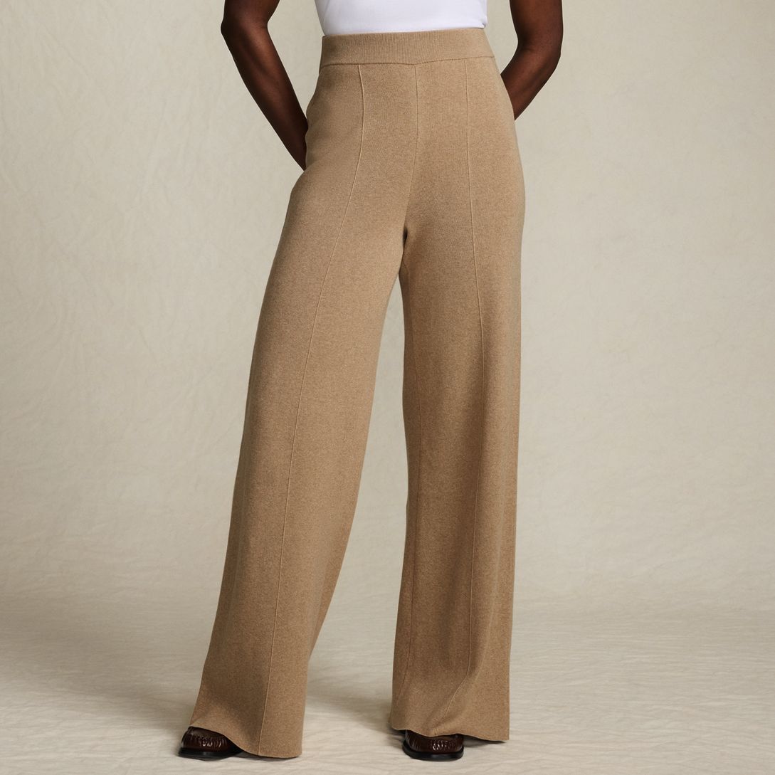 Women's Fine Gauge Cotton Sweater Pants