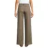 Women's Brushed Flannel High Rise Pleated Wide Leg Pants, Back