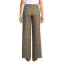 Women's Petite Brushed Flannel High Rise Pleated Wide Leg Pants, Back