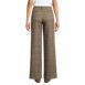 Women's Brushed Flannel High Rise Pleated Wide Leg Pants, Back