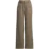 Women's Brushed Flannel High Rise Pleated Wide Leg Pants, Front