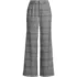 Women's Brushed Flannel High Rise Pleated Wide Leg Pants, Front
