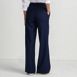 Women's Brushed Flannel High Rise Pleated Wide Leg Pants, Back