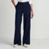 Women's Petite Brushed Flannel High Rise Pleated Wide Leg Pants, Front