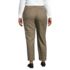 Women's Plus Size High Rise Brushed Flannel Tapered Ankle Pants, Back