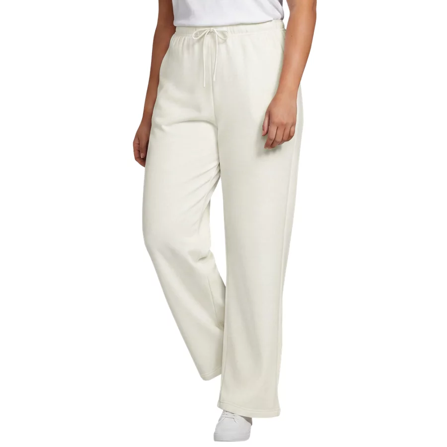 Women's Serious Sweats High Rise Relaxed Straight Leg Pants   Set Bottom view 2