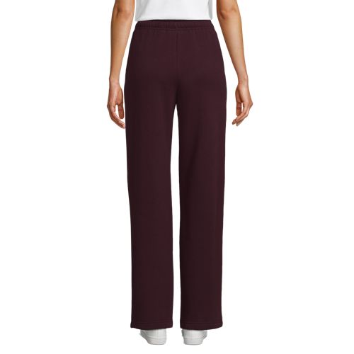  Lands' End Jogginghose Mit Geradem Bein Serious Sweats, Damen, Größe:40-42 Regular, Rot, Baumwoll-mischung/polyester-mischung, By Lands' End 