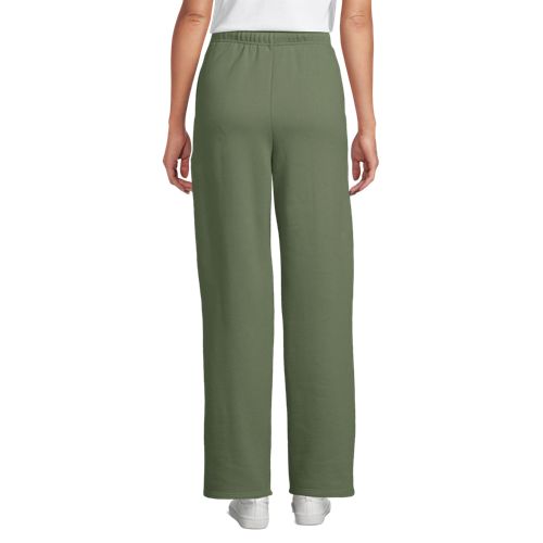  Lands' End Jogginghose Mit Geradem Bein Serious Sweats, Damen, Größe:32-34 Regular, Grün, Baumwoll-mischung/polyester-mischung, By Lands' End 