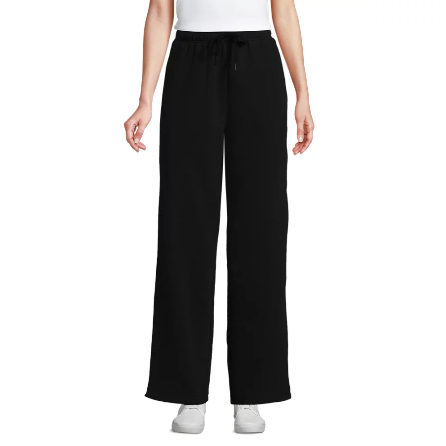 Women's Serious Sweats High Rise Relaxed Straight Leg Pants   Set Bottom view 2
