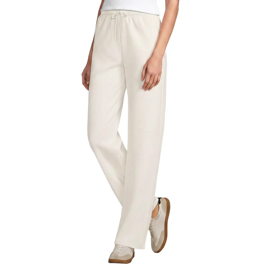Women's Serious Sweats High Rise Relaxed Straight Leg Pants   Set Bottom view 4