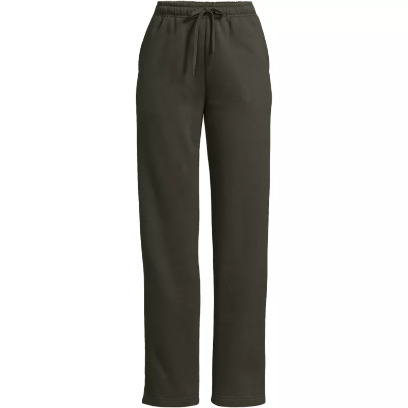 Women's Plus Size Serious Sweats High Rise Relaxed Straight Leg Pants - Set Bottom, Front