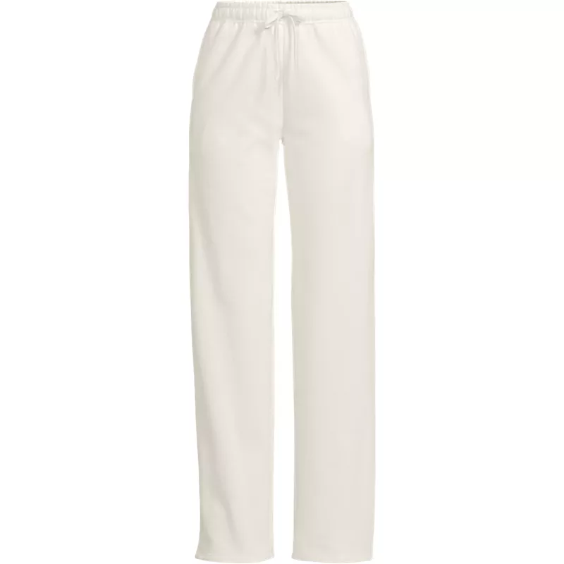 Women's Serious Sweats High Rise Relaxed Straight Leg Pants - Set Bottom, Front