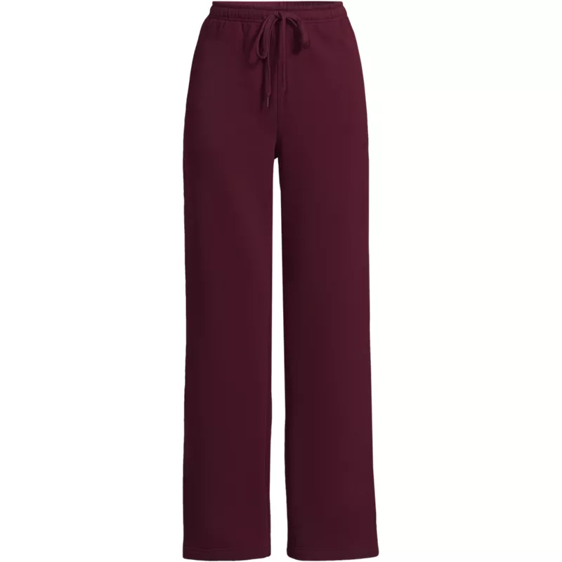 Women's Plus Size Serious Sweats High Rise Relaxed Straight Leg Pants - Set Bottom, Front