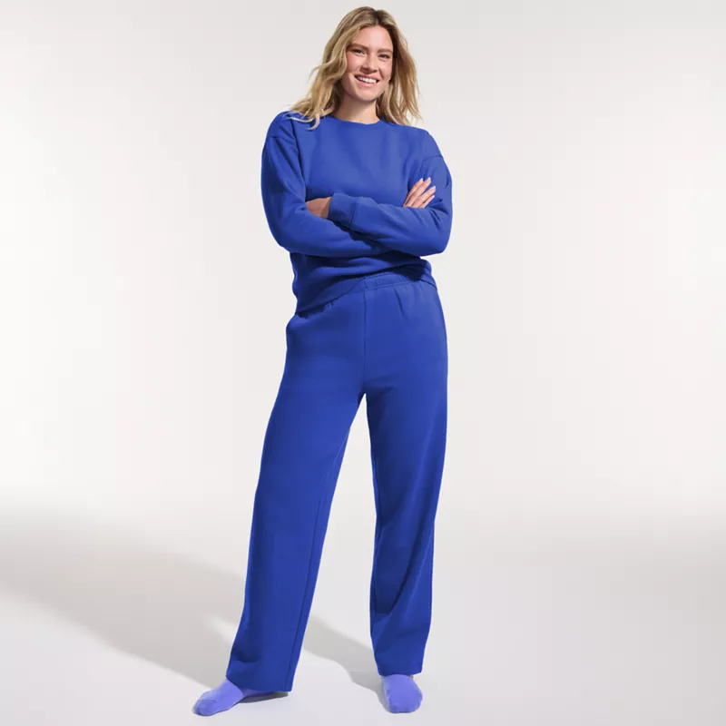 Women's Serious Sweats High Rise Relaxed Straight Leg Pants - Set Bottom, alternative image