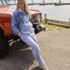Women's Serious Sweats High Rise Relaxed Straight Leg Pants - Set Bottom, alternative image