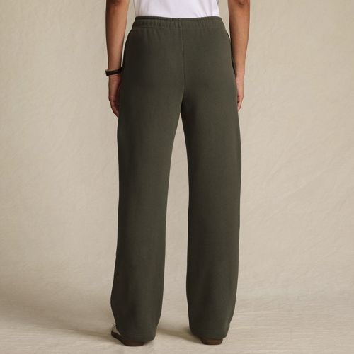 Lands' End Jogginghose Mit Geradem Bein Serious Sweats, Damen, Größe:36-38 Regular, Grün, Baumwoll-mischung/polyester-mischung, By Lands' End 