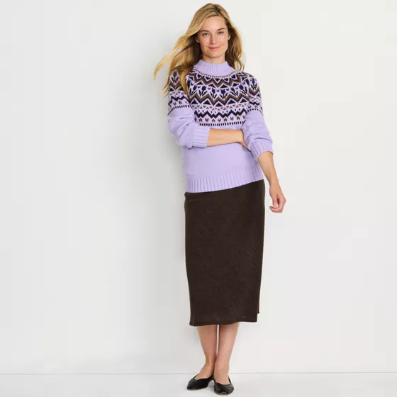 Women's Crinkle Midi Skirt - primary
