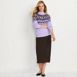 Women's Crinkle Midi Skirt, alternative image