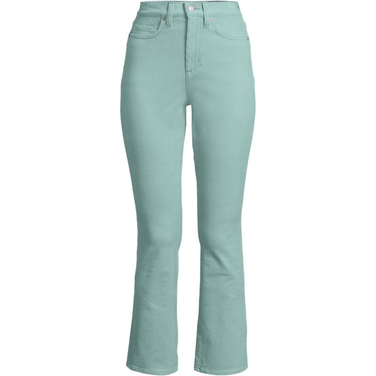 Women's High Rise Corduroy Kick Crop Pants