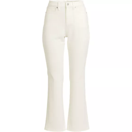 Women's Plus Size High Rise Corduroy Kick Crop Pants - primary