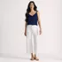 Women's Denim High Rise Wide Leg Crop Jeans, alternative image