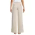 Women's High Rise Soft Denim Pleated Wide Leg Trousers, Back
