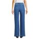 Women's High Rise Soft Denim Pleated Wide Leg Trousers, Back