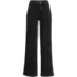Women's Tall High Rise Soft Denim Pleated Wide Leg Trousers, Front