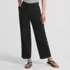 Women's High Rise Soft Denim Pleated Wide Leg Trousers, Front