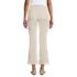 Women's Recycled Denim High Rise Button Front Kick Flare Crop Jeans, Back