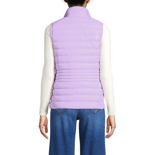 Women's Wanderweight Packable Down Vest, Back