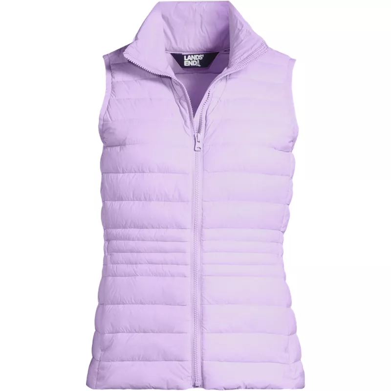 Women's Plus Size Wanderweight Packable Down Vest, Front
