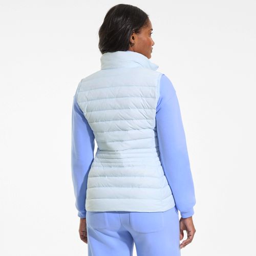  Lands' End Daunenweste Wanderweight Verstaubar Ultraleicht, Damen, Größe:32-34 Petite, Blau, Nylon, By Lands' End 