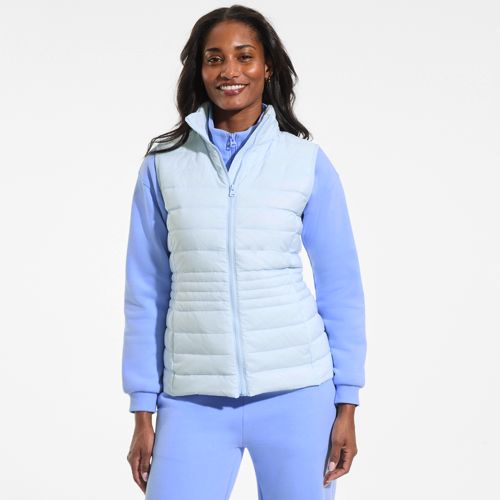 Lands' End Daunenweste Wanderweight Verstaubar Ultraleicht, Damen, Größe:32-34 Petite, Blau, Nylon, By Lands' End 